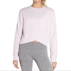 Zella Light Purple Uplifted Sweatshirt Size S